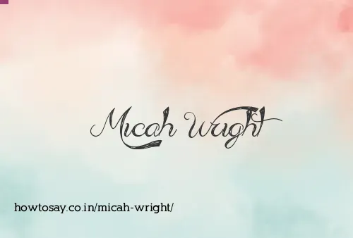 Micah Wright