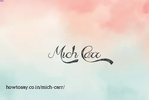 Mich Carr