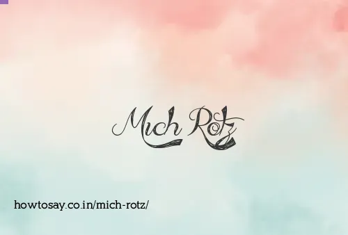 Mich Rotz