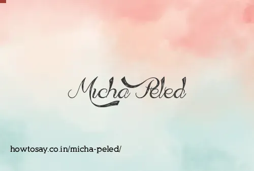 Micha Peled