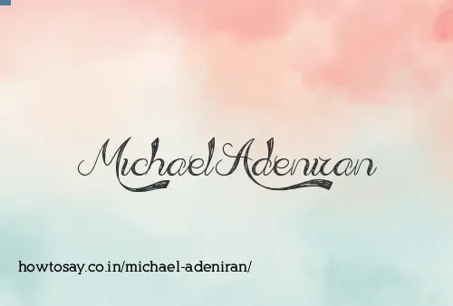 Michael Adeniran
