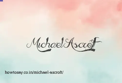 Michael Ascroft