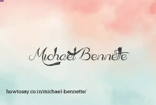 Michael Bennette