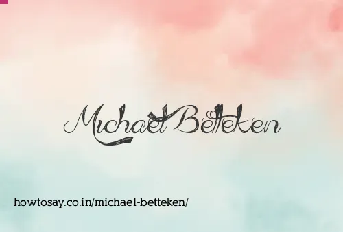 Michael Betteken