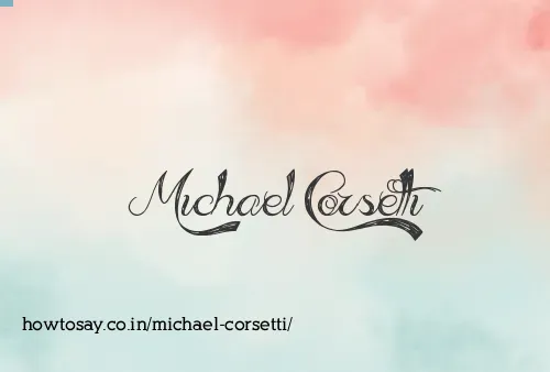Michael Corsetti