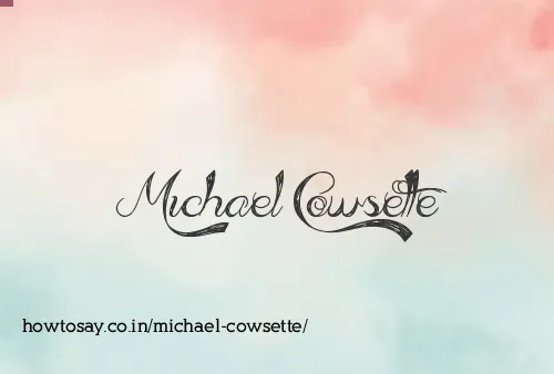 Michael Cowsette