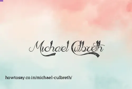 Michael Culbreth