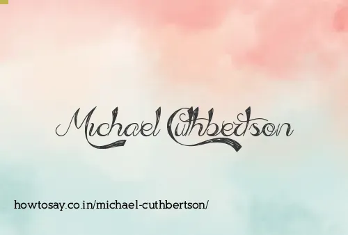 Michael Cuthbertson