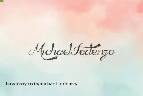 Michael Forlenzo