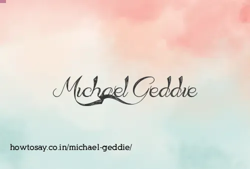 Michael Geddie