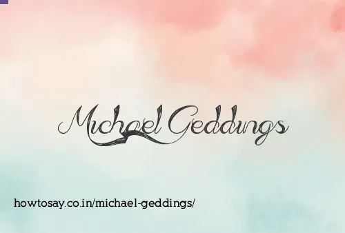 Michael Geddings