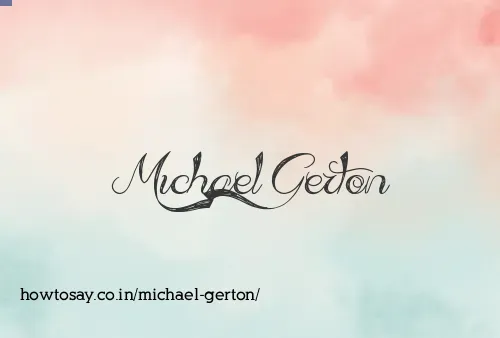 Michael Gerton