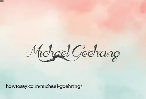Michael Goehring
