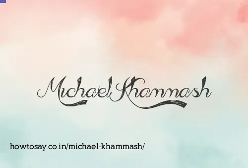 Michael Khammash