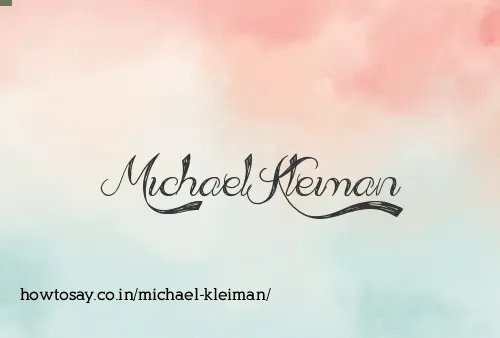 Michael Kleiman