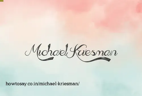 Michael Kriesman