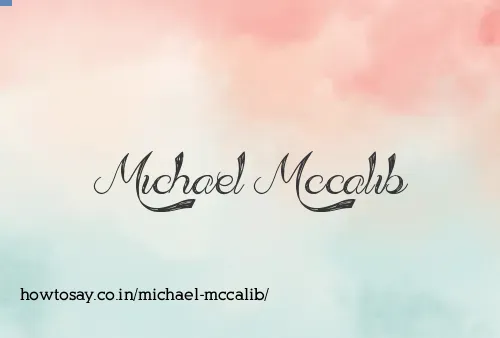 Michael Mccalib