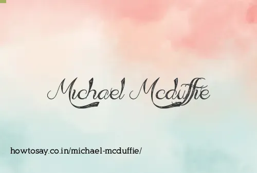 Michael Mcduffie