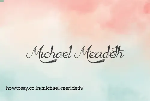 Michael Merideth