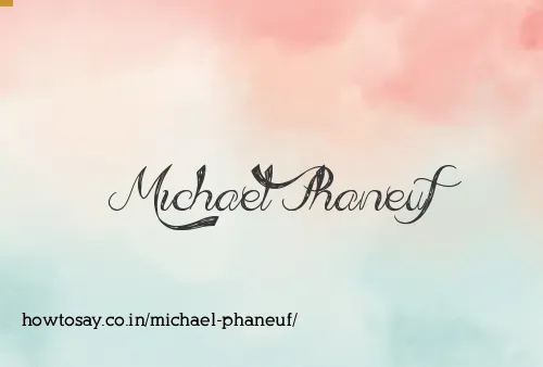 Michael Phaneuf
