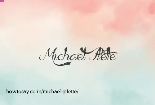 Michael Plette