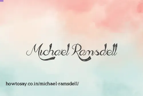 Michael Ramsdell