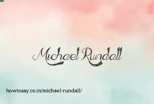 Michael Rundall
