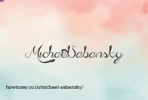 Michael Sabansky