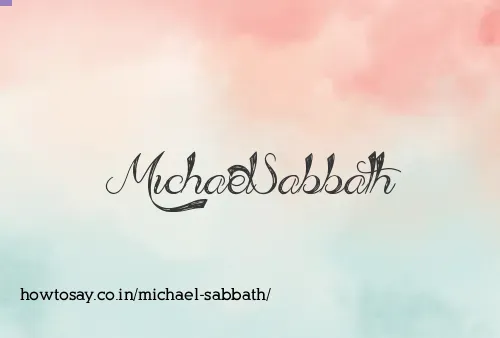 Michael Sabbath