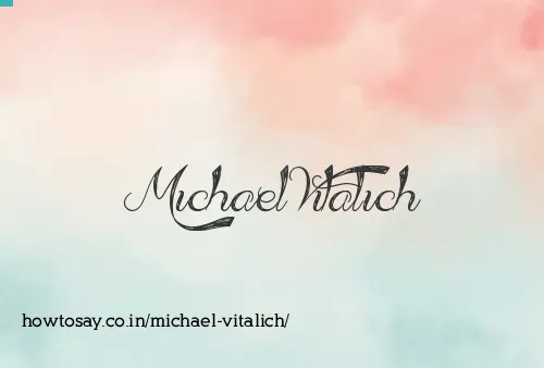 Michael Vitalich