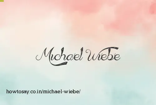Michael Wiebe