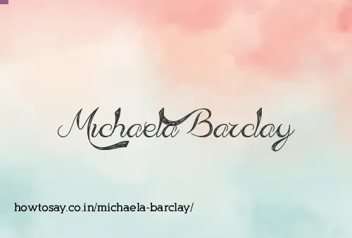 Michaela Barclay