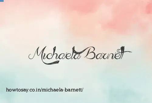 Michaela Barnett