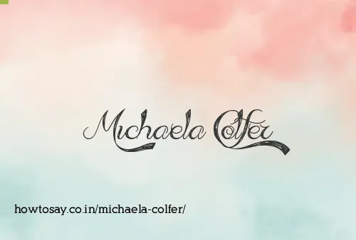 Michaela Colfer