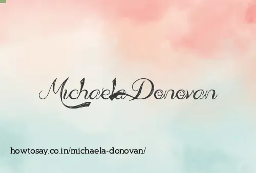 Michaela Donovan