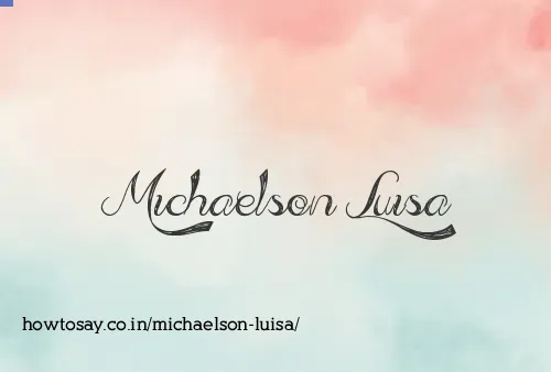 Michaelson Luisa