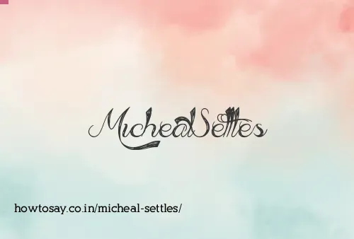 Micheal Settles
