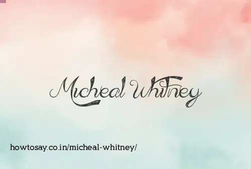 Micheal Whitney