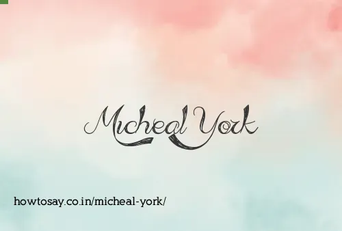 Micheal York