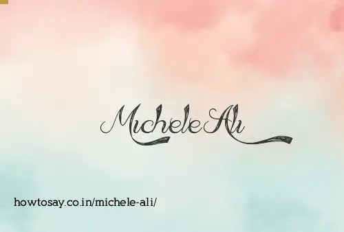 Michele Ali