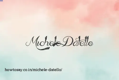 Michele Datello