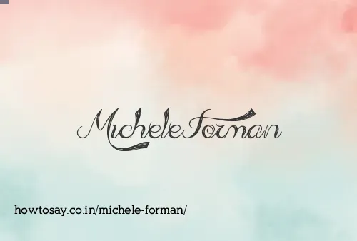 Michele Forman