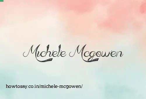 Michele Mcgowen