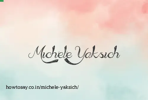 Michele Yaksich