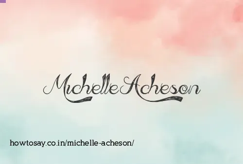 Michelle Acheson