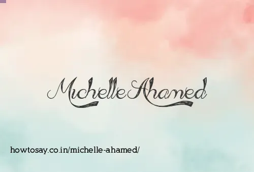 Michelle Ahamed
