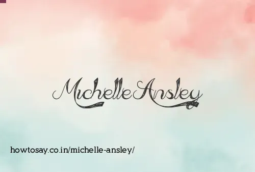 Michelle Ansley