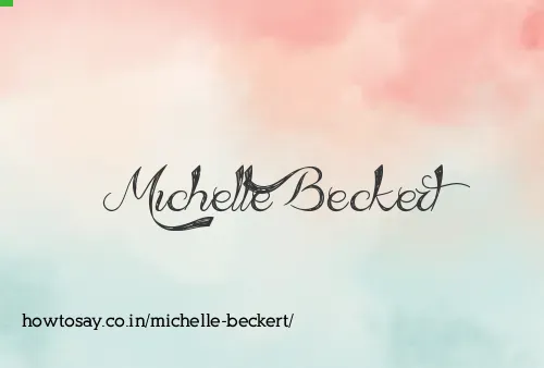 Michelle Beckert