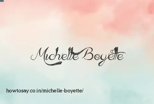 Michelle Boyette
