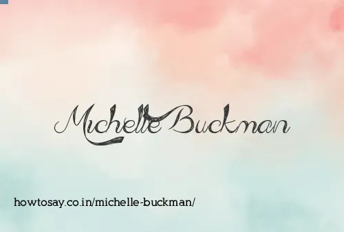Michelle Buckman